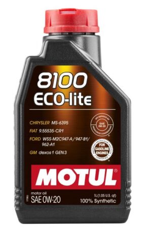 8100 ECO-LITE 0W20 1L MOTUL Двигателно масло 8100ECOLITE0W201L
