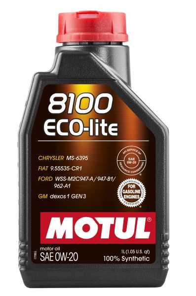 8100 ECO-LITE 0W20 1L MOTUL Двигателно масло 8100ECOLITE0W201L
